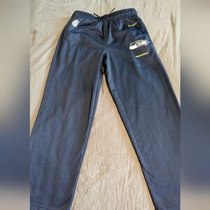 Seattle Seahawks NFL Nike Football Pants (Boys Medium) Blue.  EUC.